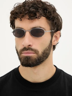 Gucci okulary przeciwsłoneczne męskie kolor srebrny GG1942S