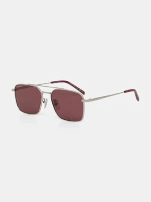 Gucci okulary przeciwsłoneczne męskie kolor srebrny GG1957SA