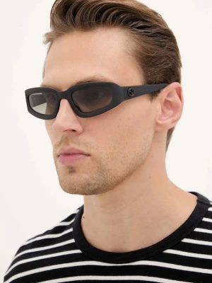 Gucci okulary przeciwsłoneczne męskie kolor szary GG1787S