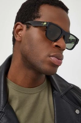 Gucci okulary przeciwsłoneczne męskie kolor zielony GG1427S