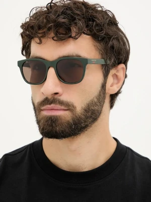 Gucci okulary przeciwsłoneczne męskie kolor zielony GG1985S