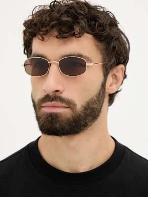 Gucci okulary przeciwsłoneczne męskie kolor złoty GG1940S