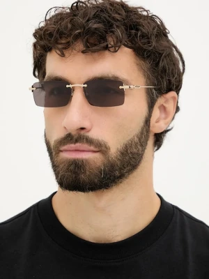 Gucci okulary przeciwsłoneczne męskie kolor złoty GG1941S