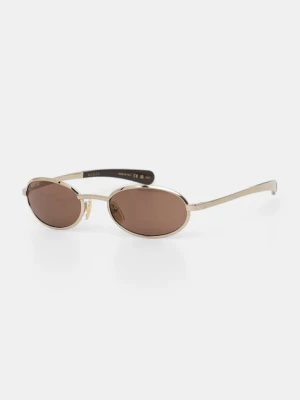 Gucci okulary przeciwsłoneczne męskie kolor złoty GG1942S