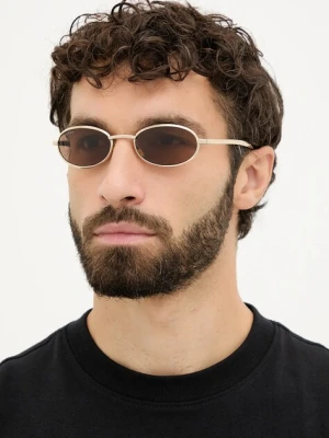 Gucci okulary przeciwsłoneczne męskie kolor złoty GG1942S