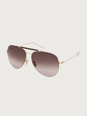 Gucci okulary przeciwsłoneczne męskie złoty
