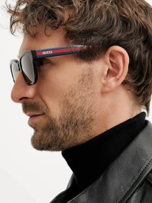 Gucci okulary przeciwsłoneczne pomarańczowy