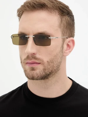 Gucci okulary przeciwsłoneczne srebrny
