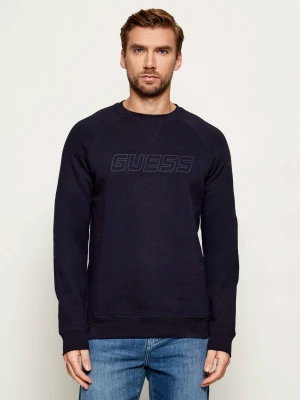 GUESS ACTIVE Bluza New Aldwin | Regular Fit granatowy