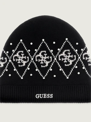 GUESS ACTIVE Czapka Lily czarny