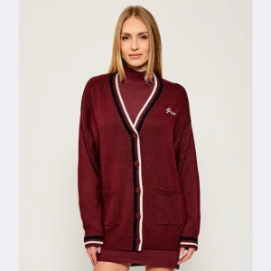 GUESS ACTIVE Kardigan SABINA | Oversize fit | z dodatkiem wełny