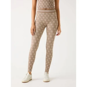 GUESS ACTIVE Legginsy 4G RHOMBUS | Slim Fit
