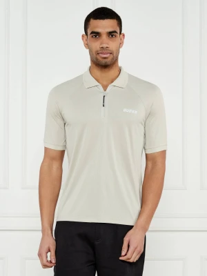 GUESS ACTIVE Polo JAISS | Regular Fit beżowy
