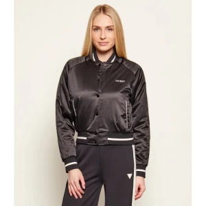 GUESS ACTIVE Satynowa kurtka bomber TAMARA | Regular Fit