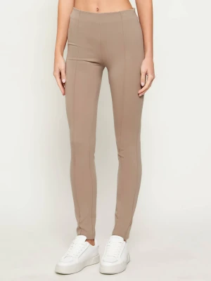 GUESS ACTIVE Spodnie ANNIE | Skinny fit beżowy