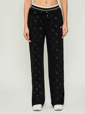 GUESS ACTIVE Spodnie dresowe PAULINA | Relaxed fit | sztruks
