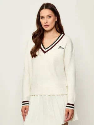 GUESS ACTIVE Sweter SABINA | Relaxed fit | z dodatkiem wełny