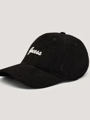 GUESS ACTIVE Sztruksowa bejsbolówka