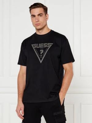 GUESS ACTIVE T-shirt AZHA | Regular Fit czarny