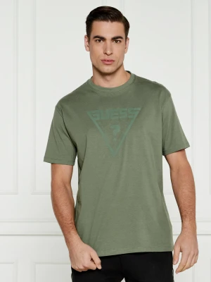 GUESS ACTIVE T-shirt AZHA | Regular Fit zielony