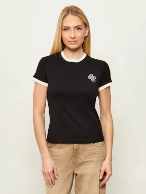 GUESS ACTIVE T-shirt GRETA | Slim Fit czarny