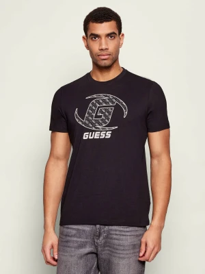 GUESS ACTIVE T-shirt KELE | Slim Fit czarny