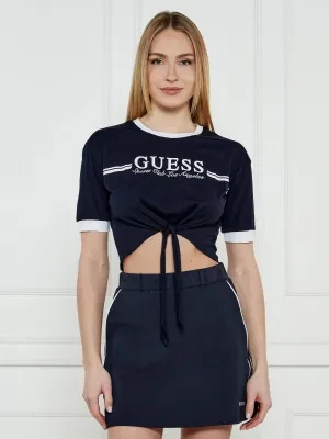 GUESS ACTIVE T-shirt KNOT | Cropped Fit