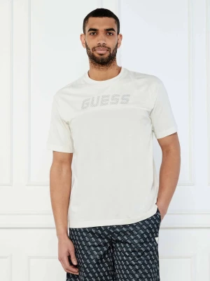 GUESS ACTIVE T-shirt | Regular Fit biały