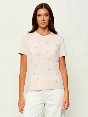 GUESS ACTIVE T-shirt | Regular Fit beżowy