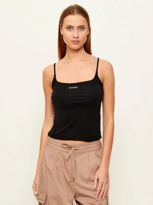 GUESS ACTIVE Top JASMINE | Cropped Fit czarny