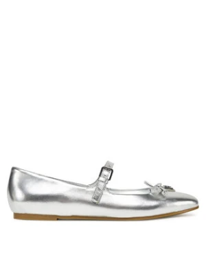 Guess Baleriny FLJKAY LEM02 Srebrny