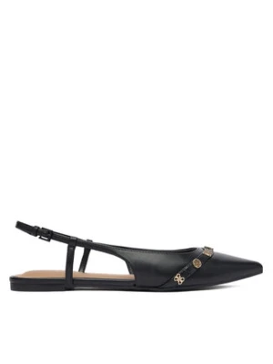 Guess Baleriny FLPDOR LEA05 Czarny