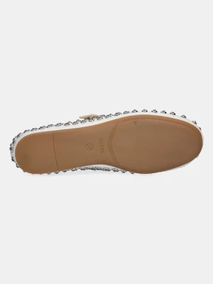 Guess baleriny KALIDAL kolor biały FLTKDL ELE02