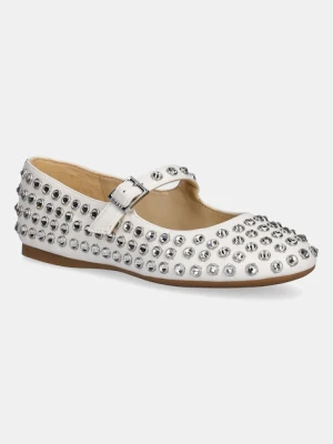 Guess baleriny KALIDAL kolor biały FLTKDL ELE02