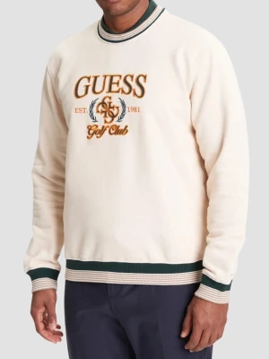GUESS Beżowa bluza męska 4G