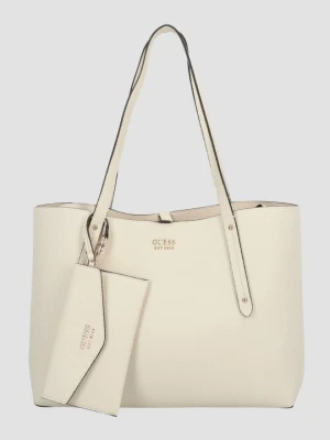 GUESS Beżowa shopperka damska 3 w 1 Brenton