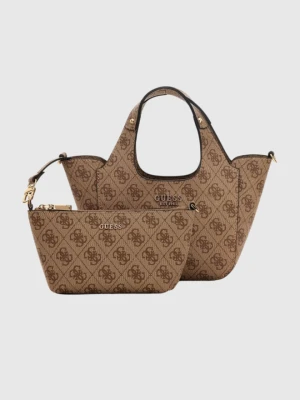GUESS Beżowa torebka damska Calista 2 In 1 Mini