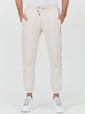 GUESS Beżowe męskie spodnie Mickey Cuff Pant, Rozmiar S