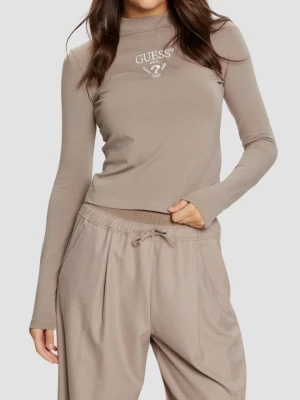 GUESS Beżowy damski longsleeve Colette Tee