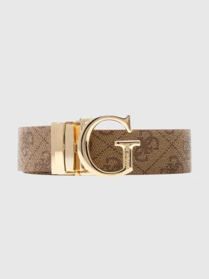 GUESS Beżowy pasek damski Calista H30