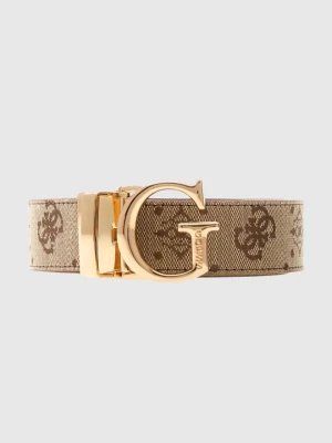 GUESS Beżowy pasek damski Calista H30