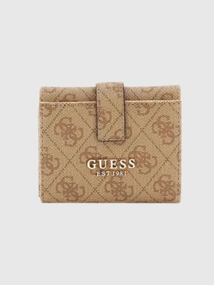 GUESS Beżowy portfel damski Laurel