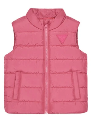 Guess Bezrękawnik H4YT01 WCFM0 Różowy Regular Fit