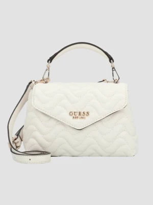 GUESS Biała damska torebka pikowana Mini
