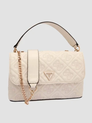 GUESS Biała kopertówka damska Adelasia Cnvrtble