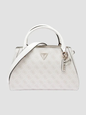 GUESS Biała logowana torebka damska Noelle II