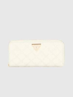 GUESS Biały duży portfel damski Giully