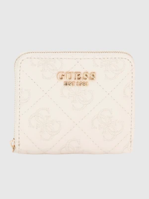 GUESS Biały mały portfel damski Adelasia