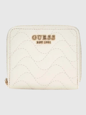GUESS Biały mały portfel damski Melisandra