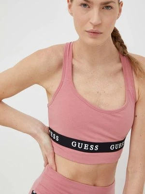 Guess biustonosz sportowy kolor różowy